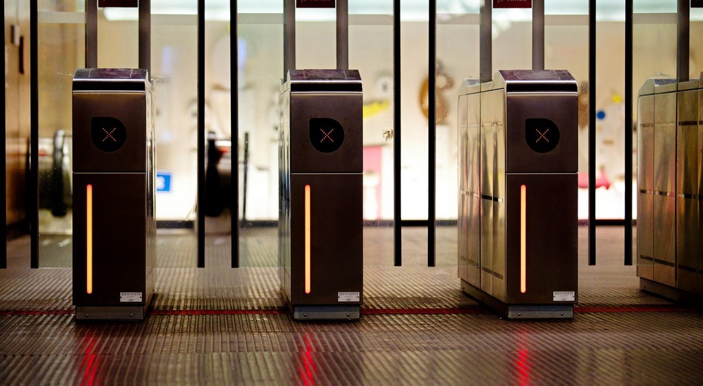 Entrée station métro fermée Stib - Belga Siska Gremmelprez
