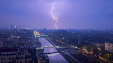 L’IRM émet une alerte jaune à l’orage à Bruxelles, le numéro 1722 activé