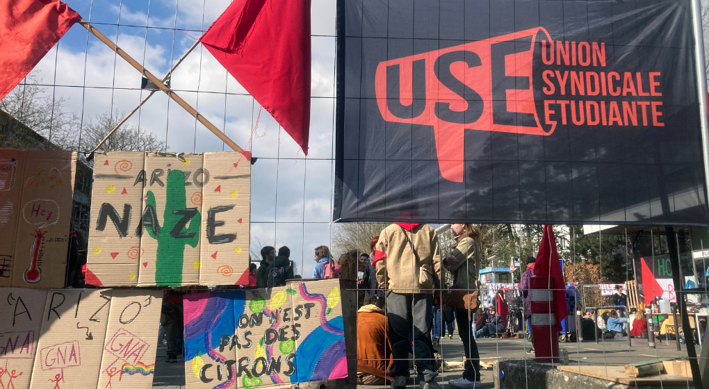 Des piquets de grève sur le campus de l'ULB