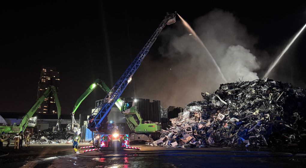 Incendie Schaerbeek - Pompiers de Bruxelles