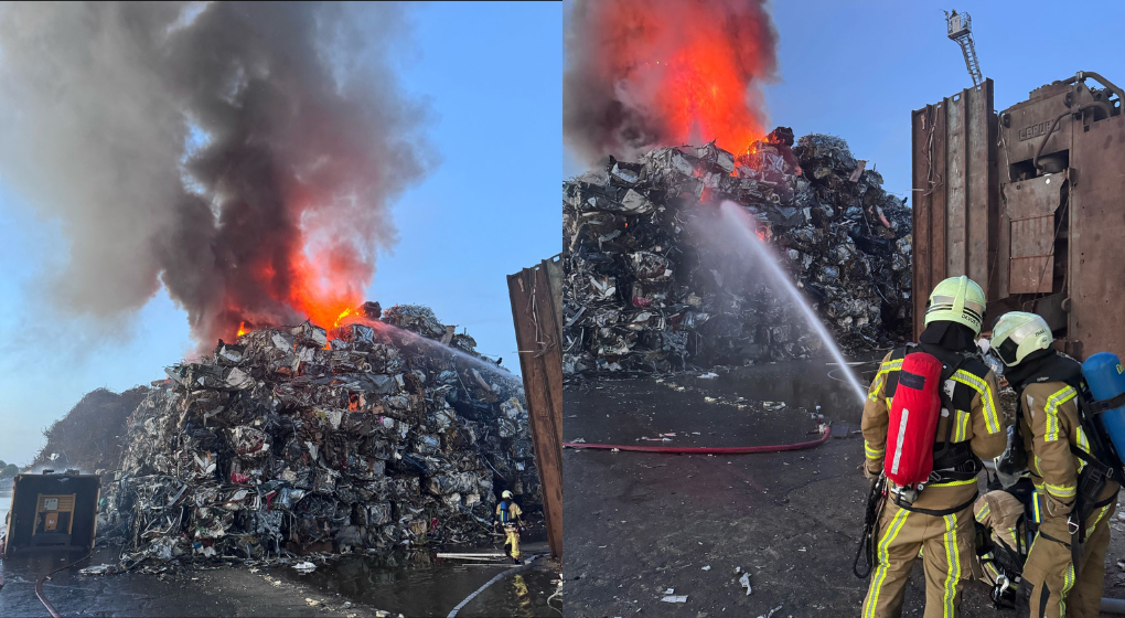 Incendie Schaerbeek - Pompiers de Bruxelles
