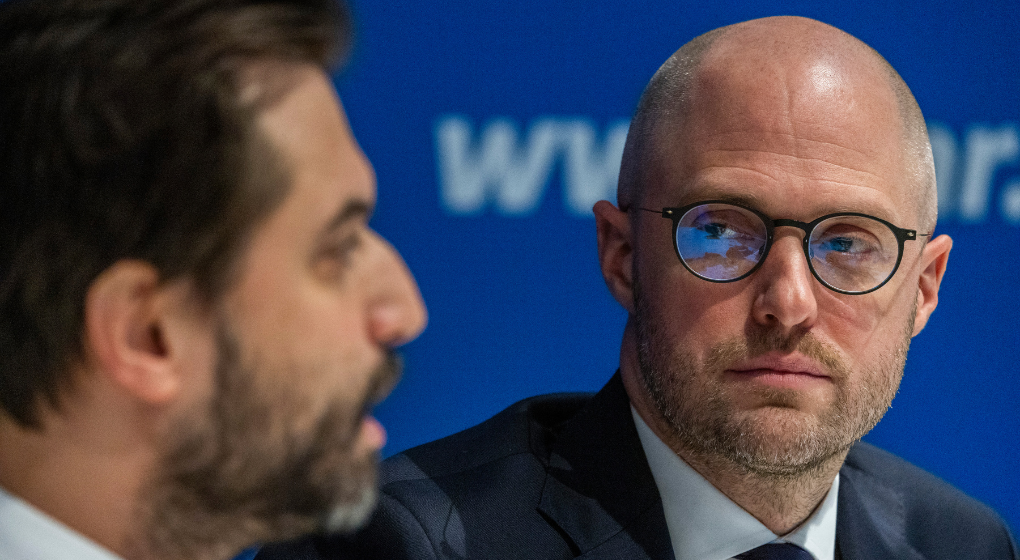 David Leisterh et Georges-Louis Bouchez - Belga