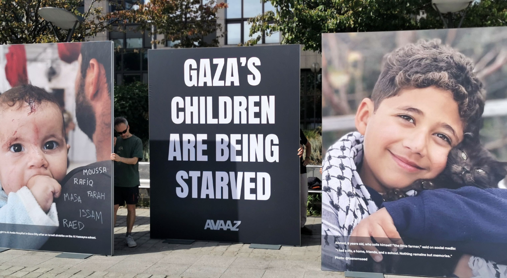 Une installation en hommage aux enfants de Gaza à Bruxelles pour interpeller l'UE