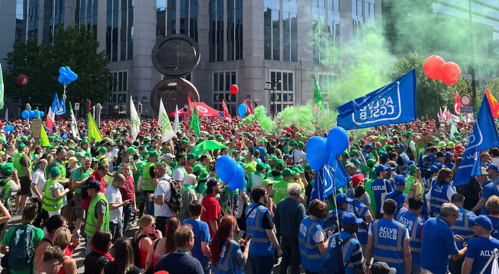 Journée d’action nationale : le cortège rouge, vert et bleu s’est élancé depuis la gare du Nord