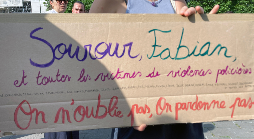 Des centaines de manifestants à Bruxelles pour Sourour et contre les violences policières