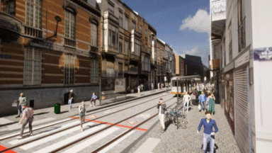 Ixelles : un chantier important prévu pour piétonniser la rue du Bailli à Ixelles