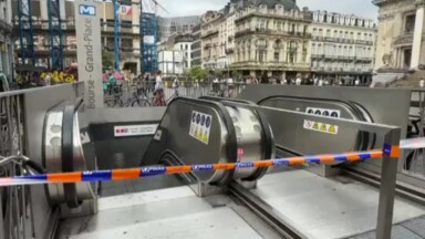 Alerte à la bombe dans le centre de Bruxelles : le périmètre de sécurité levé, la circulation du métro toujours interrompue