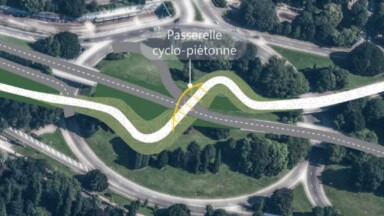 Une passerelle cyclo-piétonne installée ce mardi, la fin de l’A12 fermée