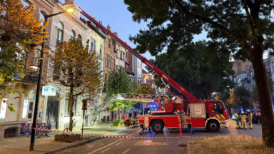 Une maison totalement sinistrée, sans faire de blessés, lors d’un incendie à Laeken