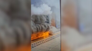 Incendie sous une rame de métro à Stuyvenberg mercredi soir : un blessé léger