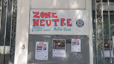 Un relogement en vue pour Zone Neutre, menacé par un avis d’expulsion à Anderlecht